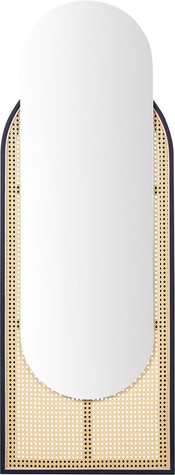 NEVERS - Wandspiegel - Lichtbruin - Rotan