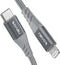 nevox 1885 Lightning-kabel 1 m Grijs, Zilver