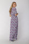 Colourful Rebel Very Scattered Flower Maxi Blazer Jurk - Blouse jurk - Wijduitlopende fit - Maat M