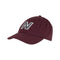 New Balance 6 Panel Block N Nb Burgundy Snapback Hat