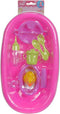 New Born Baby Poppenbadje met Accessoires.