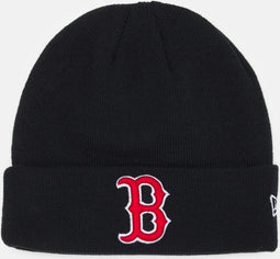 New Era Beanie / Muts Boston Red Sox Essential Black Cuff Knit Donkerblauw