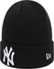 New Era Beanie/Muts New York Yankees Essential Black Cuff Knit