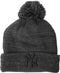 New Era Beanie / Muts - NY Yankees Muts - Grijs Melange - Cuff Knit - Winter '23 Collection - New York Yankees Beanie - Muts Heren - Muts Dames - Mutsen