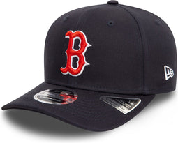 New Era - Boston Red Sox Official Team Colour Navy 9SEVENTY Stretch Snap Adjustable Cap