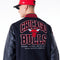 New Era - Chicago Bulls - NBA Patch Black and Red Varsity Jacket