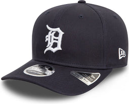 New Era - Detroit Tigers Official Team Colour Navy 9SEVENTY Stretch Snap Adjustable Cap