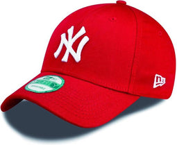 New Era K 940 MLB LEAGUE BASIC New York Cap - Red - 6-12 jaar