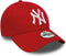 New Era K 940 MLB LEAGUE BASIC New York Cap - Red - 6-12 jaar
