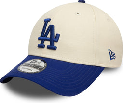 New Era - LA Dodgers Colour Block Cream 9FORTY Adjustable Cap