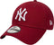 New Era LEAG ESNL 940 New York Yankees Cap - Cardinal - One size