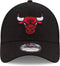 New Era NBA Chicago Bulls Cap - 9FORTY - One size - Black/Bulls Red