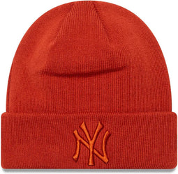 New Era - New York Yankees - League Essential Beanie - Dark Orange