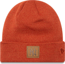 New Era - New York Yankees - Team Patch Cuff Beanie - Oranje