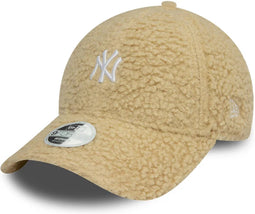 New Era - New York Yankees Women's Borg Light Beige 9FORTY Adjustable Cap