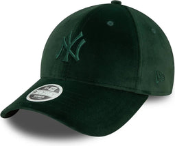 New Era - New York Yankees Women's Velour Midi Dark Green 9FORTY Adjustable Cap