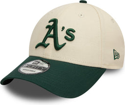 New Era - Oakland Athletics Colour Block Cream 9FORTY Adjustable Cap