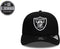 New Era RAIDERS BLACK STRETCH SNAP 9FIFTY CAP S/M
