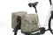 New Looxs Alba Double Bamboo Dubbele Fietstas - 42 liter - Zand