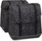New Looxs Alba Double Bamboo Dubbele Fietstas - 42 liter - Zwart