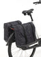 New Looxs Alba Double Bamboo Dubbele Fietstas - 42 liter - Zwart