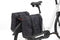 New Looxs Alba Double Bamboo Dubbele Fietstas - 42 liter - Zwart