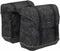 New Looxs Alba Double Bamboo Dubbele Fietstas MIK - Afneembaar - 42 liter - Zwart