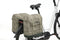 New Looxs Alba Double Bamboo Dubbele Fietstas MIK - Afneembaar - 42 liter - Zand