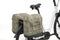 New Looxs Alba Double Bamboo Dubbele Fietstas MIK - Afneembaar - 42 liter - Zand
