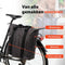 New Looxs Alma Kota - Enkele Fietstas voor Dames - Afneembare Shopper met Rits - Pakaftas Enkel - Boodschappentas met Haken - Stevig en Afneembaar - 24 Liter - Zwart