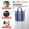 New Looxs Alma Kota - Enkele Fietstas voor Dames - Afneembare Shopper met Rits - Pakaftas Enkel - Boodschappentas met Haken - Stevig en Afneembaar - 24 Liter – Blauw