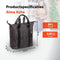 New Looxs Alma Kota - Enkele Fietstas voor Dames - Afneembare Shopper met Rits - Pakaftas Enkel - Boodschappentas met Haken - Stevig en Afneembaar - 24 Liter - Zwart