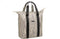 New Looxs Alma Kota - Enkele Fietstas voor Dames - Afneembare Shopper met Rits - Pakaftas Enkel - Boodschappentas met Haken - Stevig en Afneembaar - 24 Liter – Sand