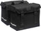 New Looxs Basic Canvasbag Camping - Dubbele Fietstas - Geschikt voor Elektrische Fietsen - Canvas Boodschappentas - 66 Liter - Zwart