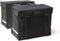 New Looxs Basic Canvasbag DeLuxe Dubbele Fietstas - 46 liter - Zwart
