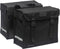 New Looxs Basic Canvasbag DeLuxe Dubbele Fietstas - 46 liter - Zwart