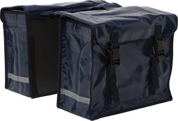 New Looxs Bisonyl Double Dubbele Fietstas - 46 liter - Glanzend Zwart