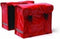 New Looxs Bisonyl Double Dubbele Fietstas - 46 liter - Glanzend Zwart