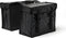 New Looxs Bisonyl Double Dubbele Fietstas - 46 liter - Glanzend Zwart
