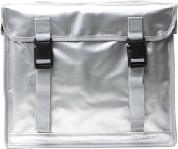 New Looxs Bisonyl Double Dubbele Fietstas - 46 liter - Zilver