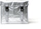 New Looxs Bisonyl Double Dubbele Fietstas - 46 liter - Zilver