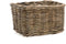 New Looxs Brisbane Medium Fietsmand Voordrager - 23 liter - Rotan - Grijs