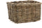 New Looxs Brisbane Medium Fietsmand Voordrager - 23 liter - Rotan - Grijs