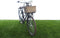New Looxs Brisbane Medium Fietsmand Voordrager - 23 liter - Rotan - Grijs