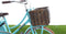 New Looxs Brisbane Medium Fietsmand Voordrager - 23 liter - Rotan - Bruin