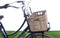 New Looxs Brisbane Medium Fietsmand Voordrager - 23 liter - Rotan - Grijs