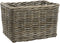 New Looxs Brisbane Medium Fietsmand Voordrager - 23 liter - Rotan - Grijs
