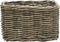 New Looxs Brisbane Medium Fietsmand Voordrager - 23 liter - Rotan - Grijs