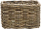 New Looxs Brisbane Medium Fietsmand Voordrager - 23 liter - Rotan - Grijs