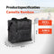 New Looxs Camella Bamboo - Enkele Fietstas - Afneembare Shopper - Pakaftas Enkel - Boodschappentas met Haken - Stevig en Afneembaar - 24 Liter - Zwart